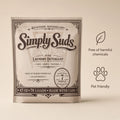 Simply Suds Natural Laundry Detergent Pure Non Toxic Eco Friendly Powder (Unscented)