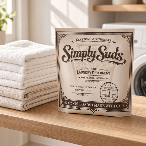 Simply Suds Natural Laundry Detergent Pure Non Toxic Eco Friendly Powder (Lavender)